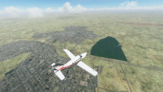 Flying over Keetmanshoop (FYKT) Namibia